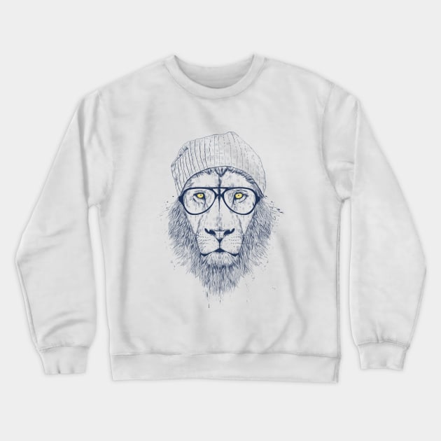 Cool lion Crewneck Sweatshirt by soltib